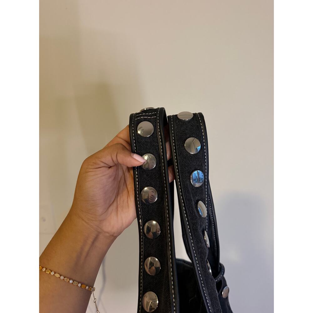 3.1 Phillip Lim Denim Market Tote with Studs - Picture 6 of 8
